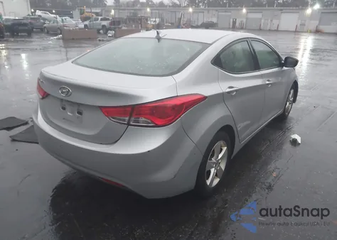 2012 Hyundai Elantra Gls from USA, damaged, VIN 5NPDH4AE8CH089836
